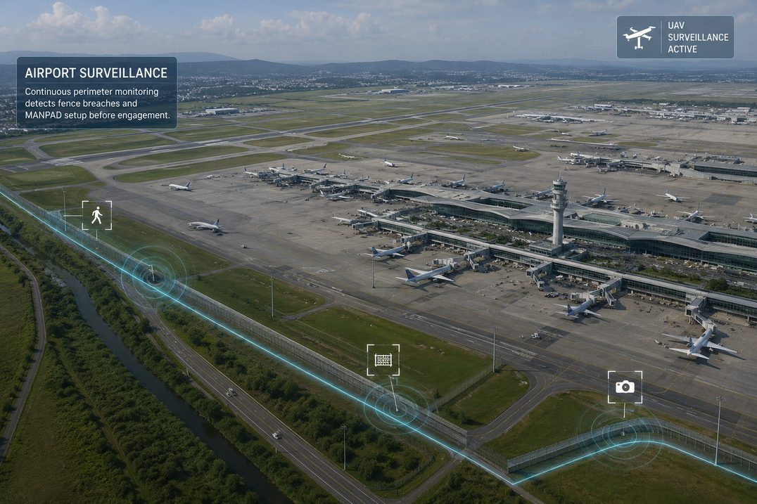 Aerial airport surveillance