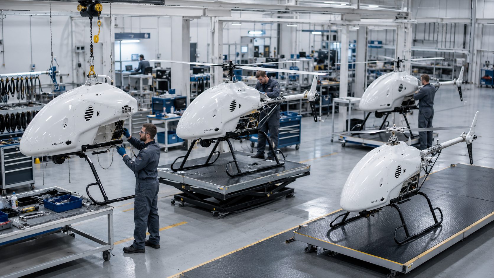 Fixius aircraft manufacturing facility