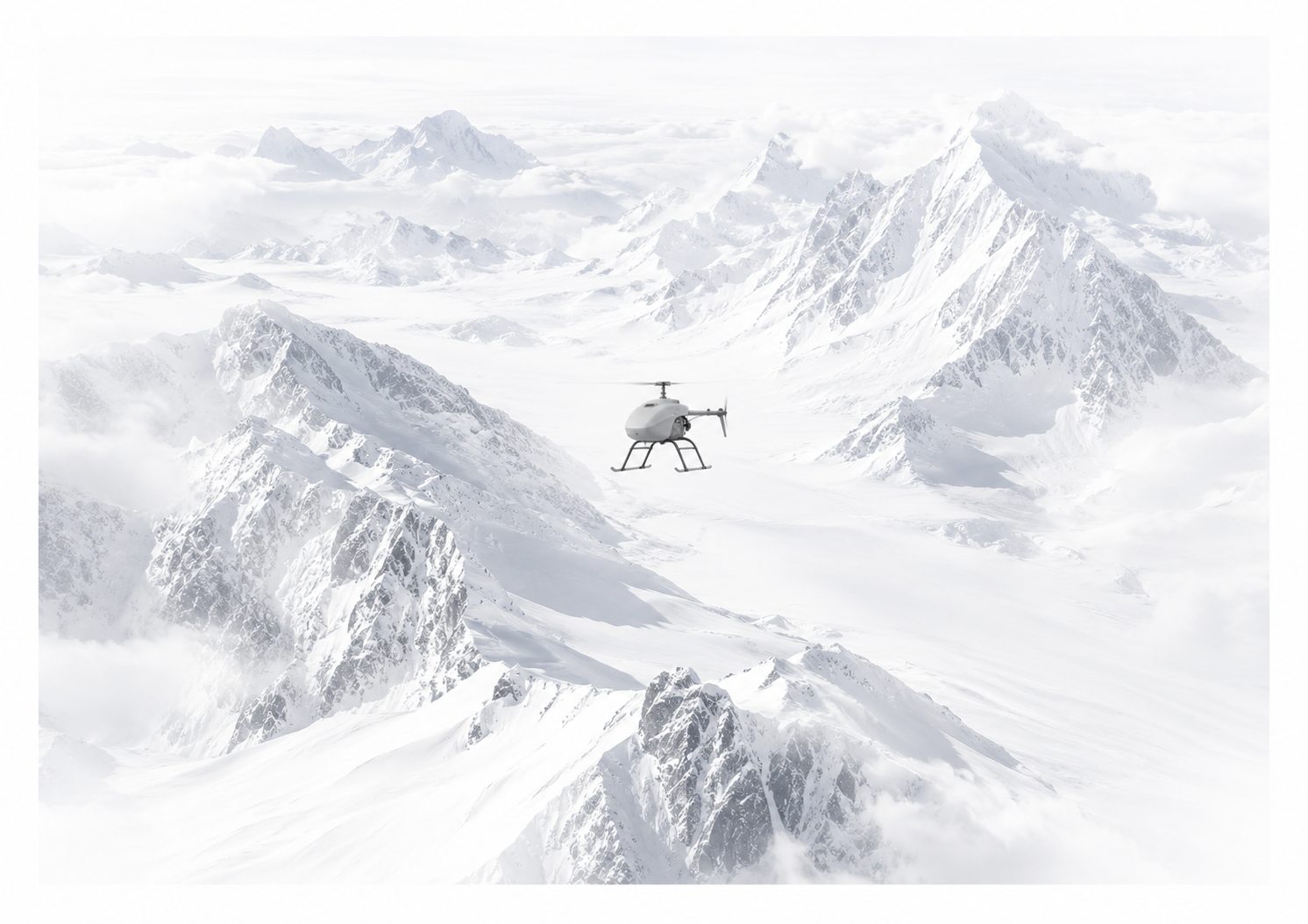 Aeolus unmanned aerial system over mountains