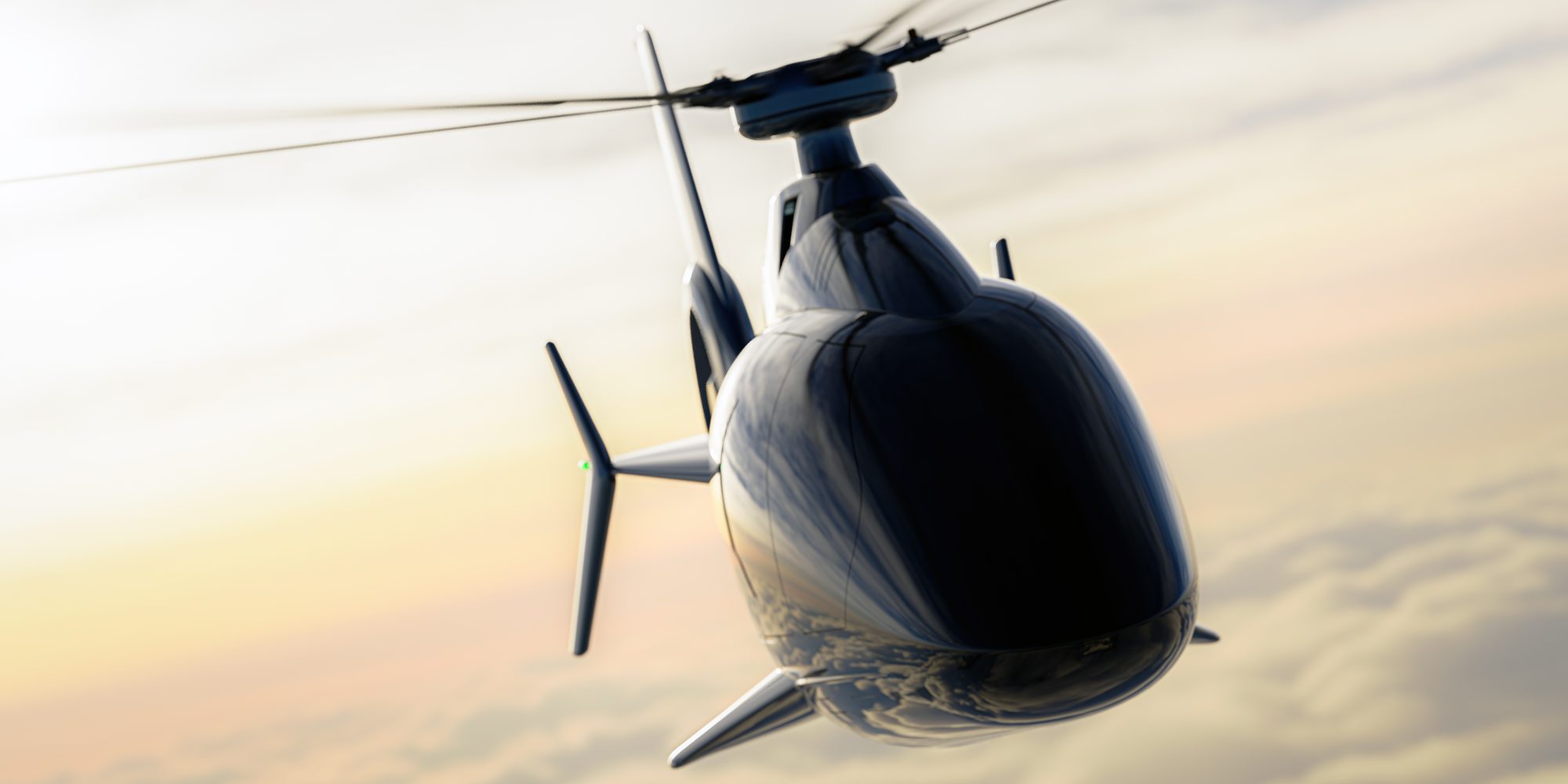 Fixius aircraft above the clouds