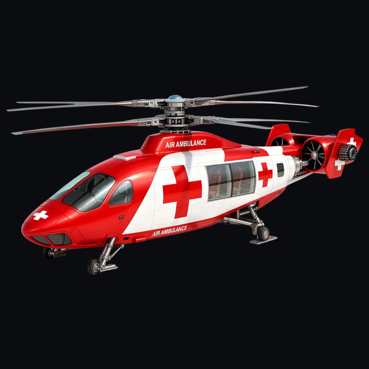 Avectra 101 in emergency service livery